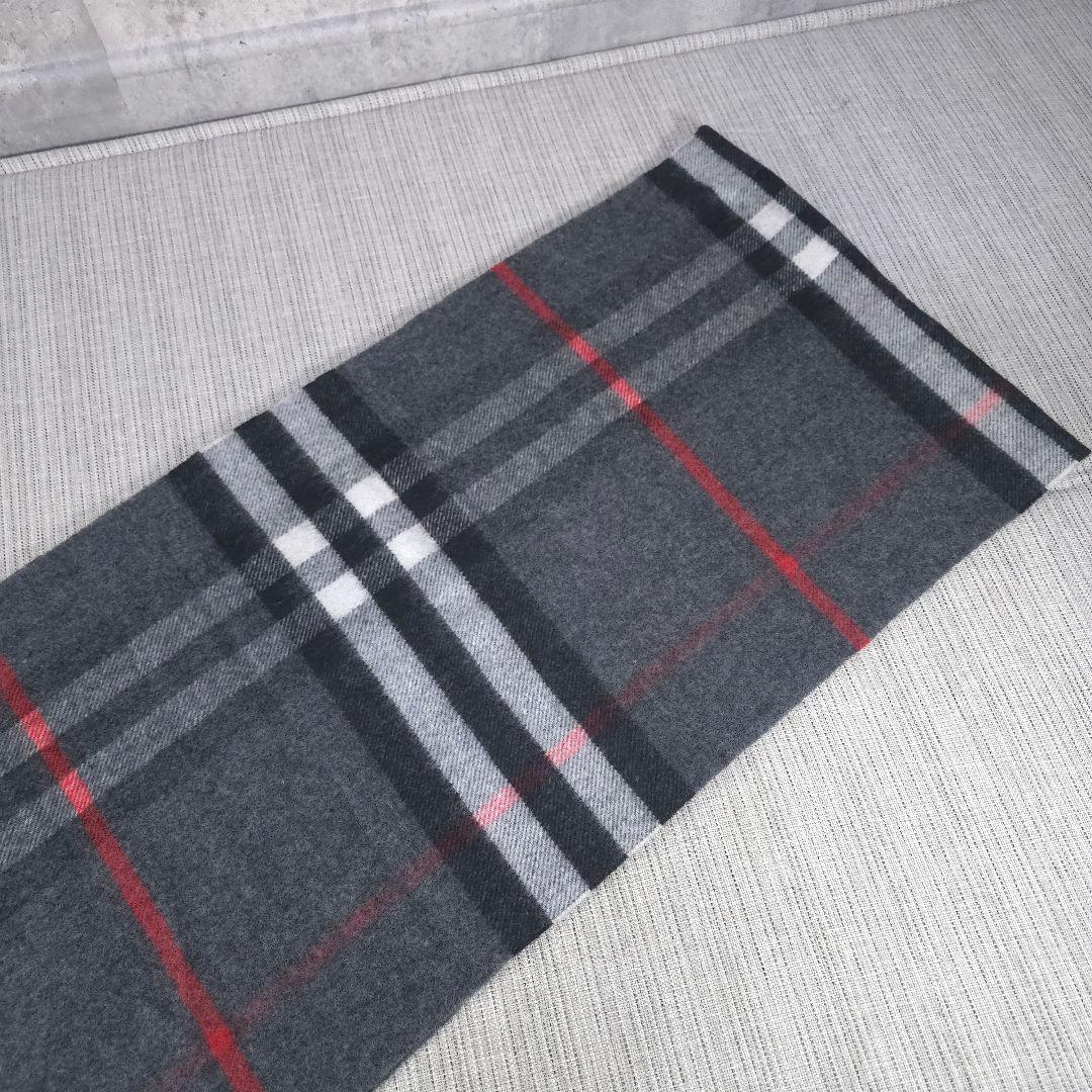 美品　BURBERRY　バーバリー　ノバチェック　カシミヤ　マフラー　100％