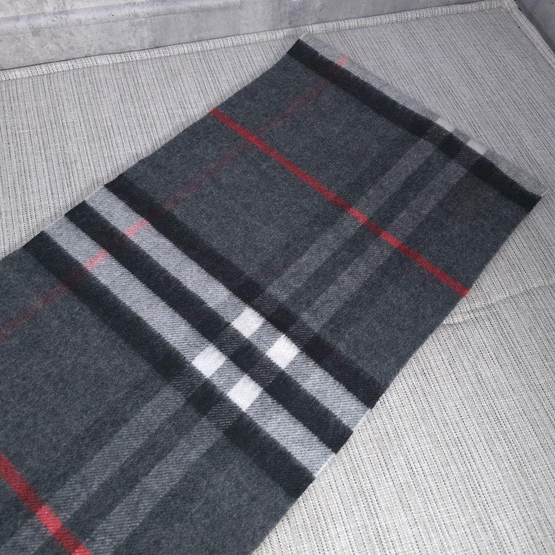 美品　BURBERRY　バーバリー　ノバチェック　カシミヤ　マフラー　100％