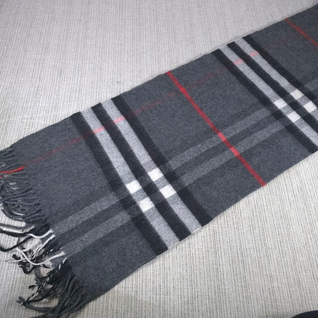 美品　BURBERRY　バーバリー　ノバチェック　カシミヤ　マフラー　100％