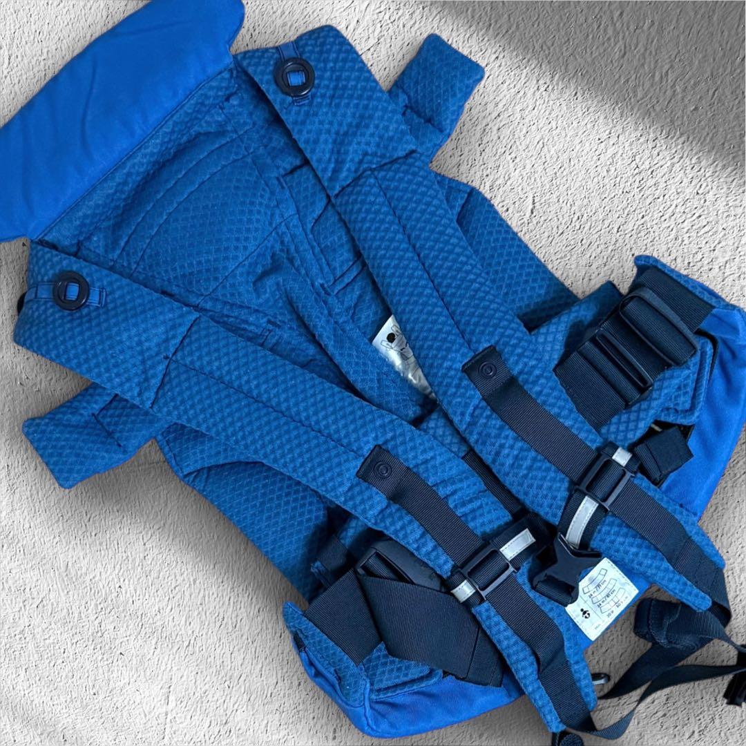 美品【ergobaby】OMNI Breeze サファイアブルー ポーチ付き