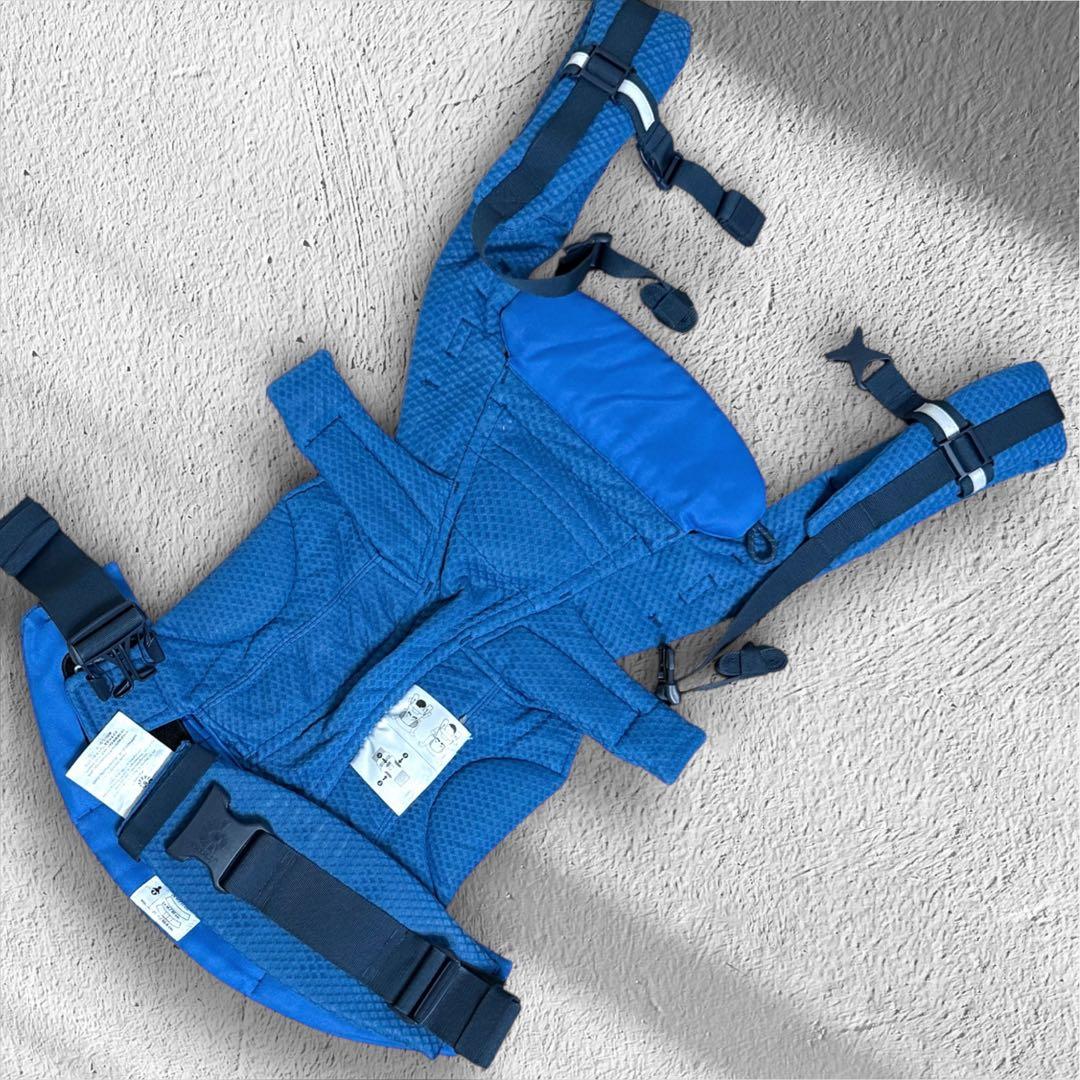 美品【ergobaby】OMNI Breeze サファイアブルー ポーチ付き