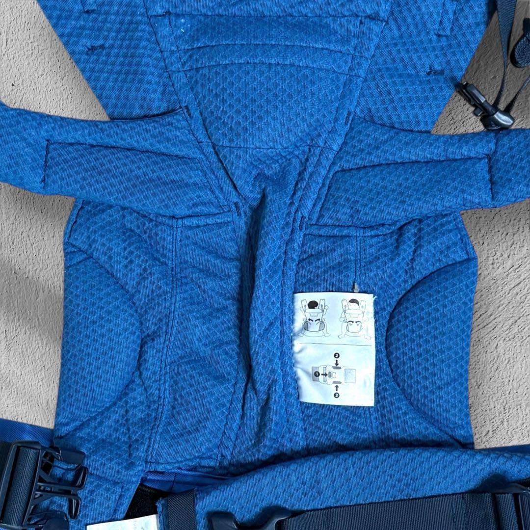 美品【ergobaby】OMNI Breeze サファイアブルー ポーチ付き
