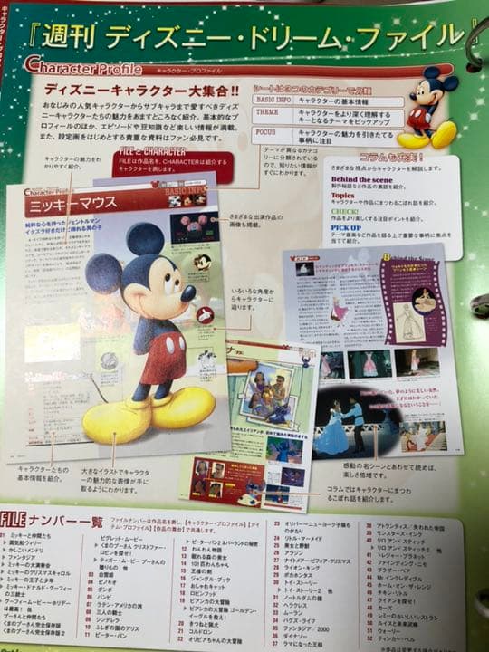 ディズニードリームファイル ディアゴスティーニ#100周年