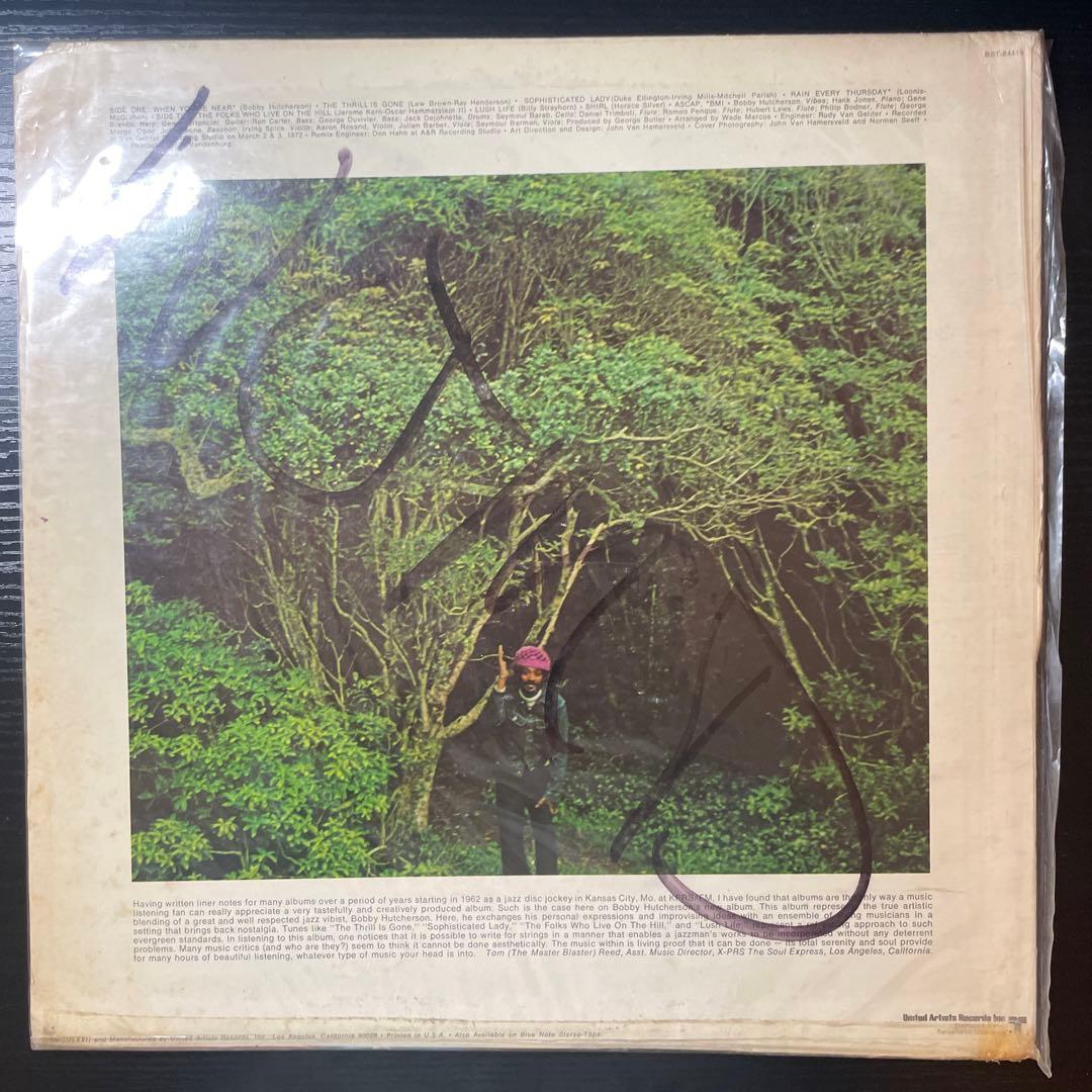 洋楽 LP Bobby hutcherson-natural illusions