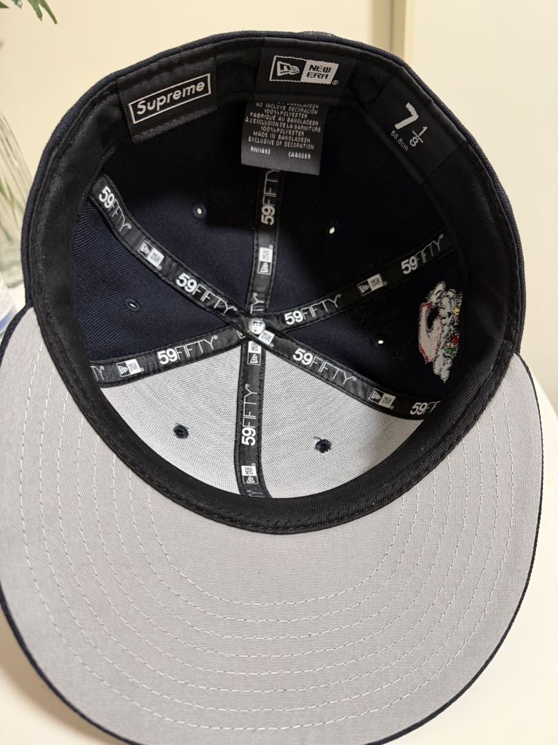 Supreme 59FIFTY キャップ ネイビー 7 1/8