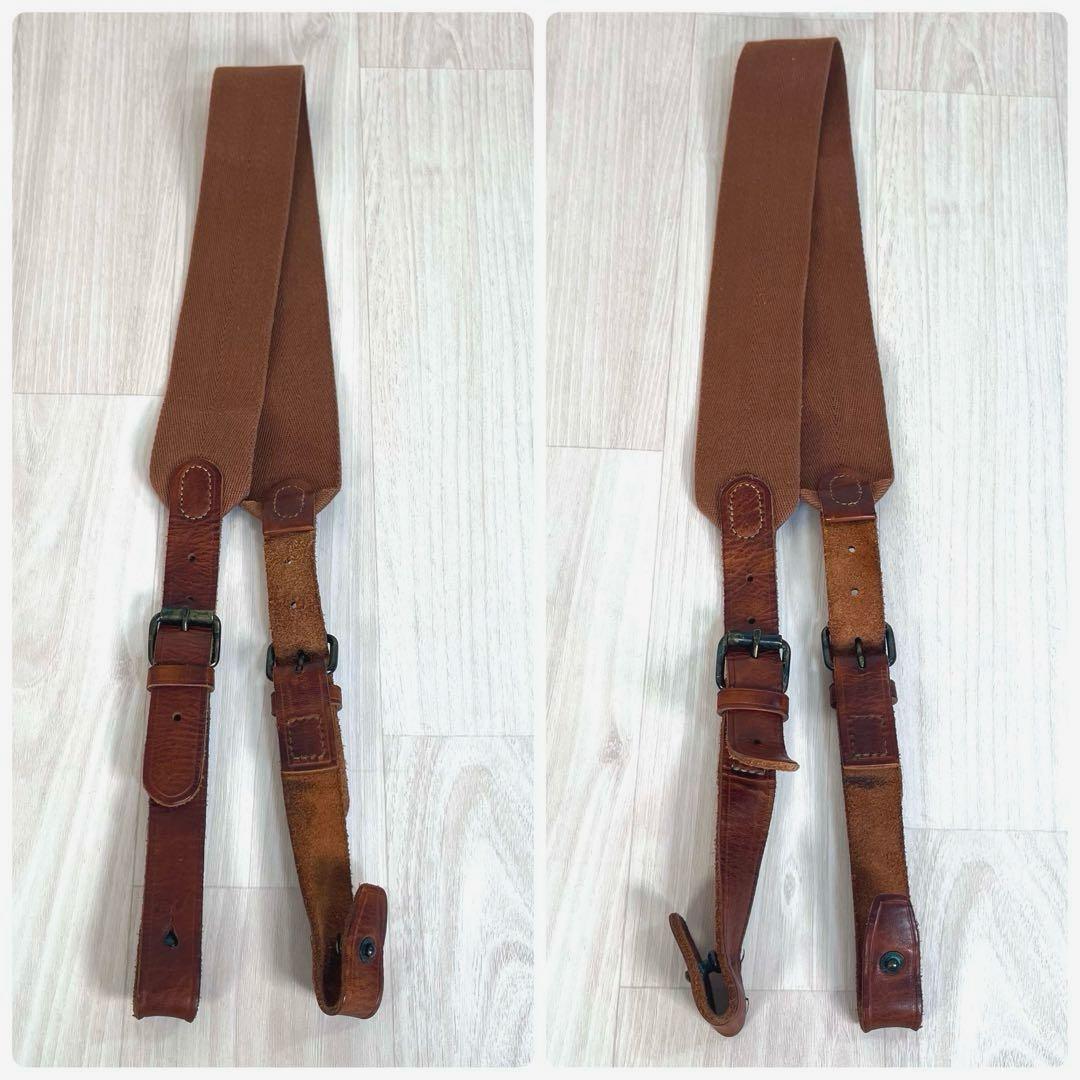 【美品】RRL　ボストン バッグ　2WAY ショルダー　レザー&コットン　大容量