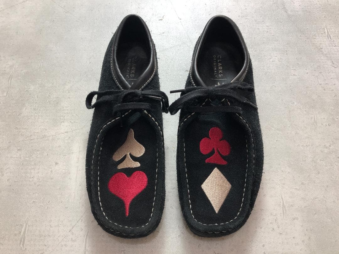 Clarks STUSSY ワラビー スエード UK9 38-4-39