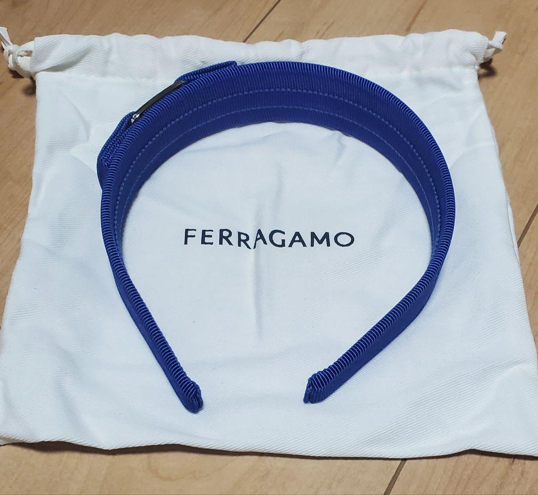 FERRAGAMO VARAヴァラリボン カチューシャ ブルー