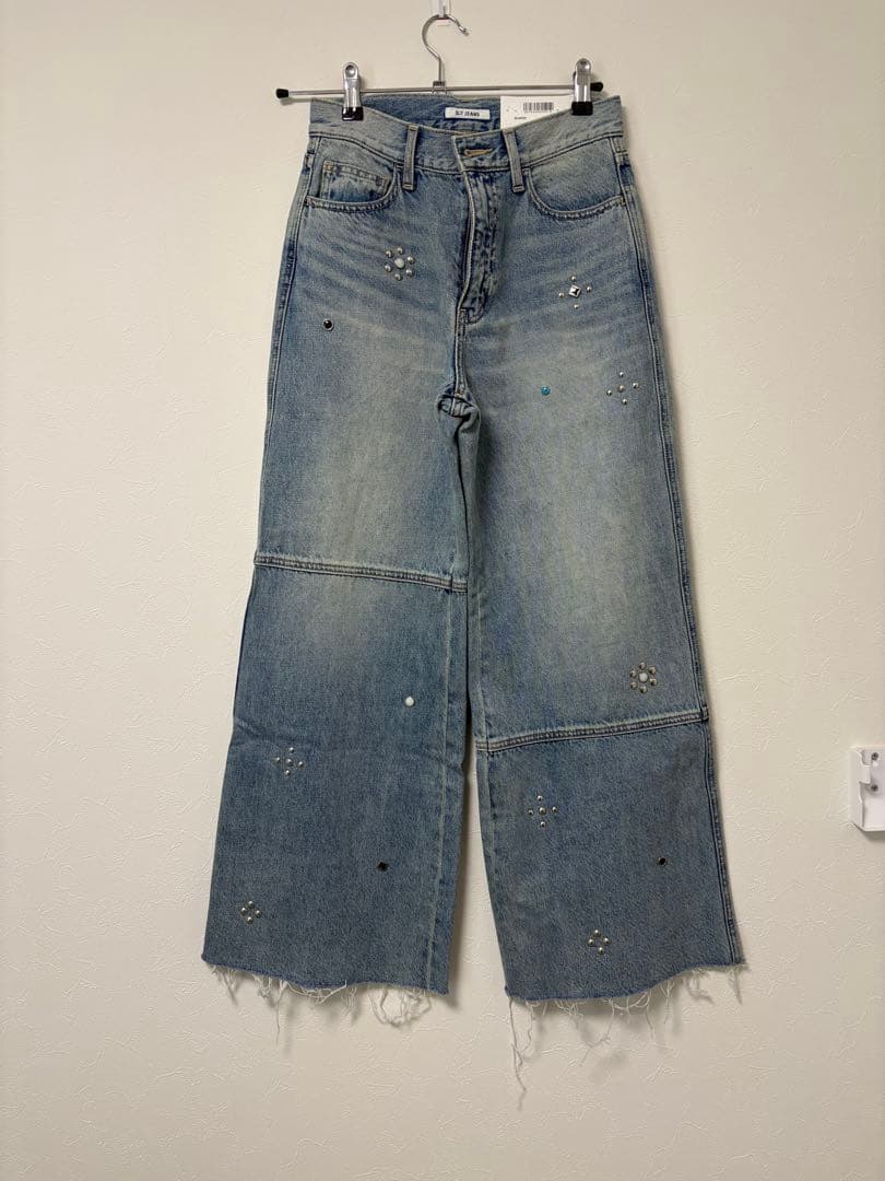 パンツ SLY STUDS SEAM DESIGN FLARE PT-B