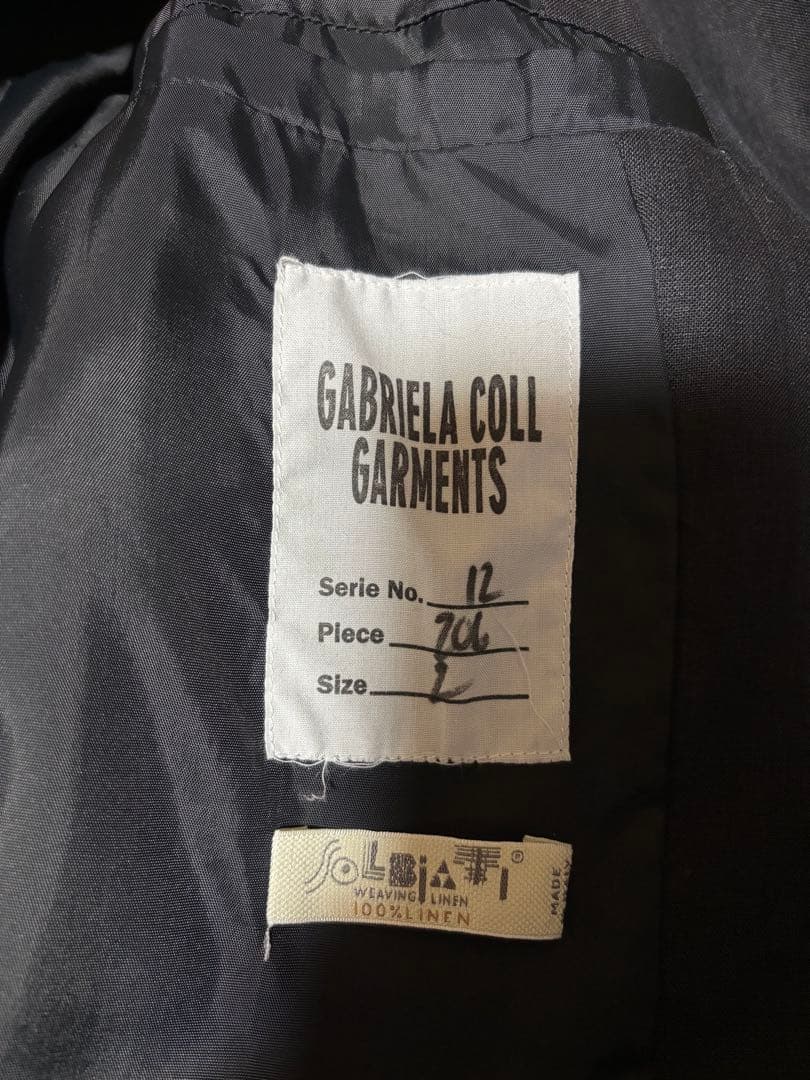 GABRIELA COLL GARMENTS リネンジャケットSOLBIATI
