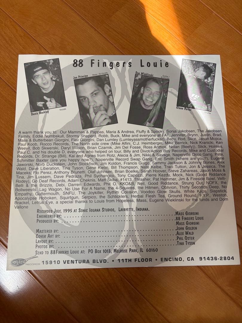 洋楽 88 Fingers Louie Behind Bars