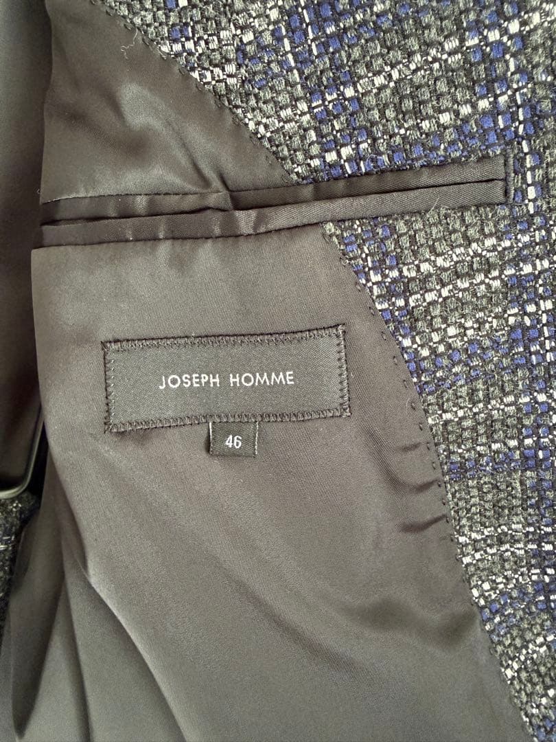 JOSEPH HOMME セットアップスーツ着用数回チェック柄46クリーニング済