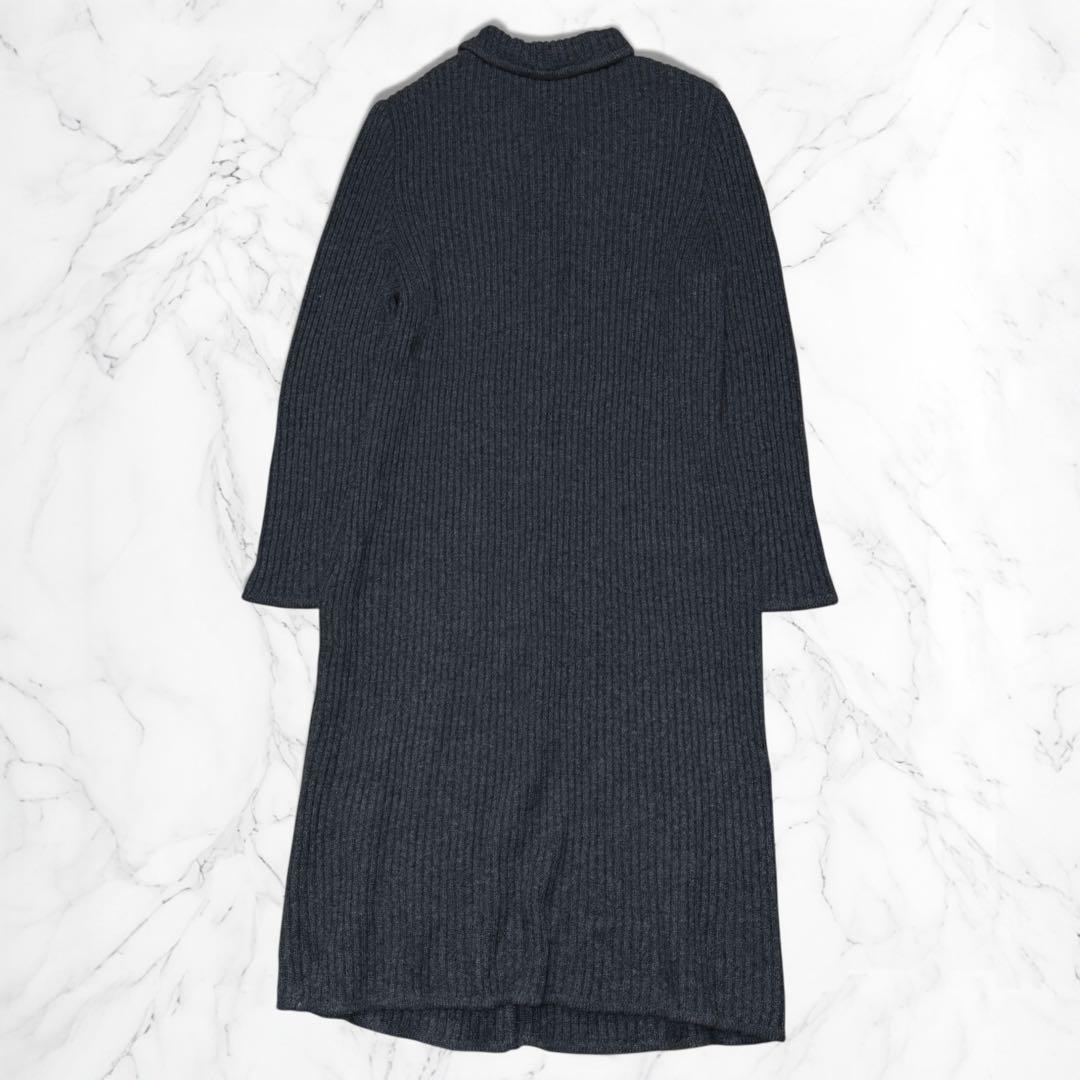 マドモアゼルキミジマ♥️カシミヤ100% ロング カーディガン ニット ワンピース
