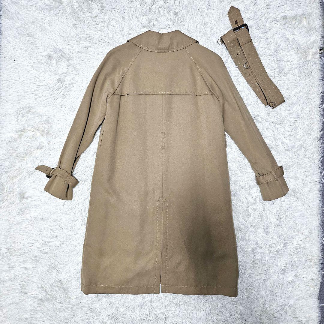 極美品 NEWYORKER ライナー付き ステンカラーコート ベルト付き 9AR