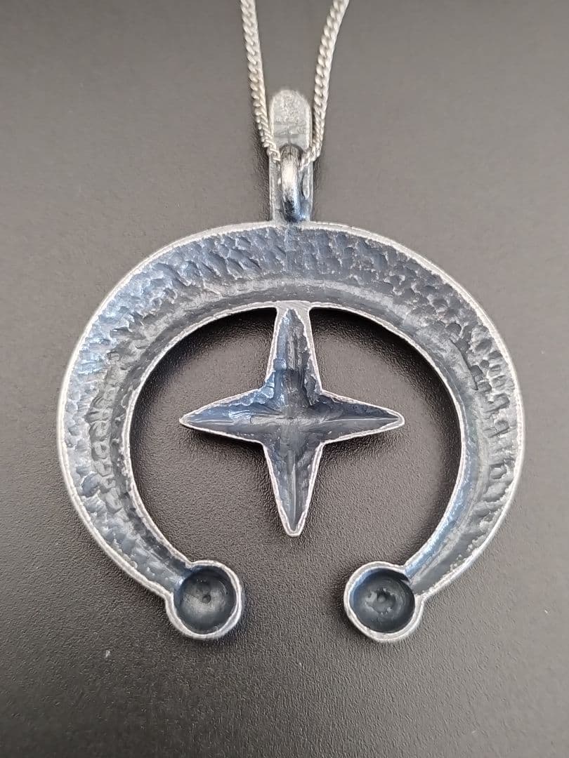 インディアンジュエリー◎ナジャ◎ネックレストップ◎STERLING◎N◎民族