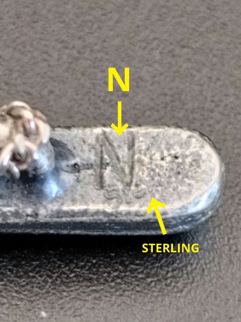 インディアンジュエリー◎ナジャ◎ネックレストップ◎STERLING◎N◎民族