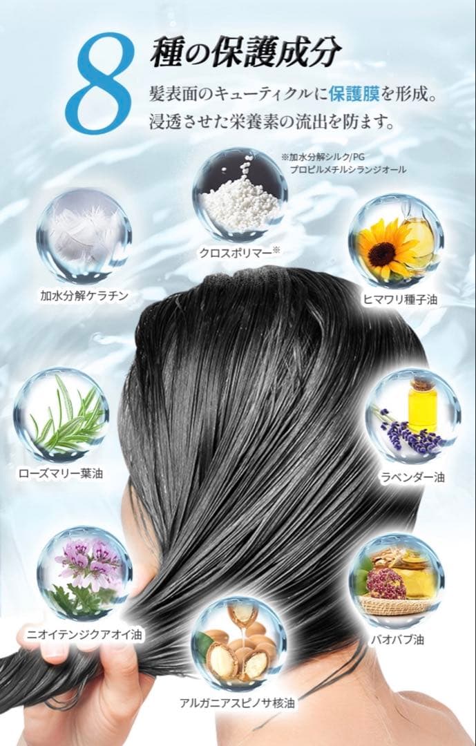 KURO Cream Shampoo ダークブラウン 400g 3本セット