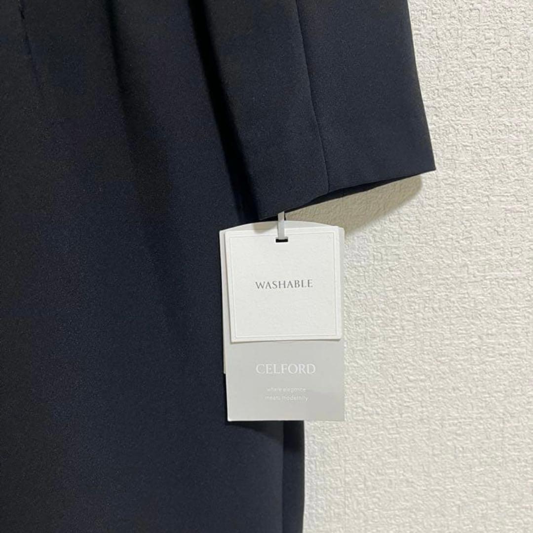 ⭐️CELFORD⭐️【新品】入学式　エンブロイダリーレースカラータイトワンピース