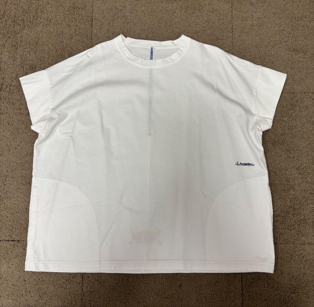 試着のみ＊快晴堂 コットン Tシャツ プルオーバー 白