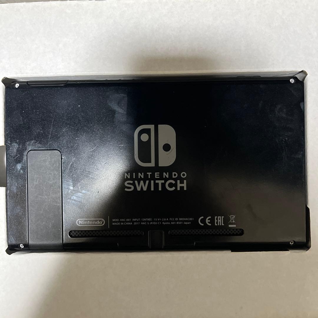 Nintendo Switch 本体 グレー/Joy-Conレッド付き　箱付き