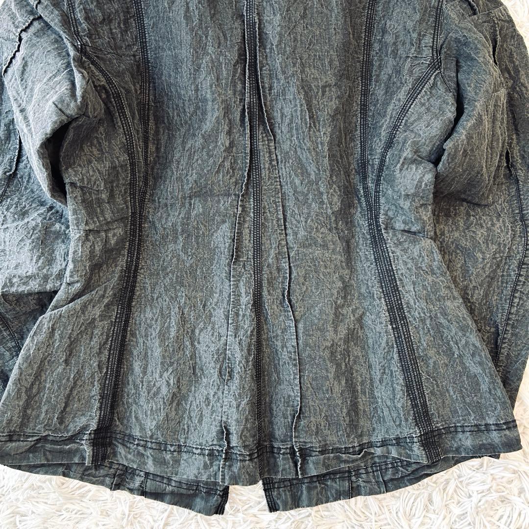 イッセイミヤケ シワ加工 テーラードジャケット ISSEY MIYAKE