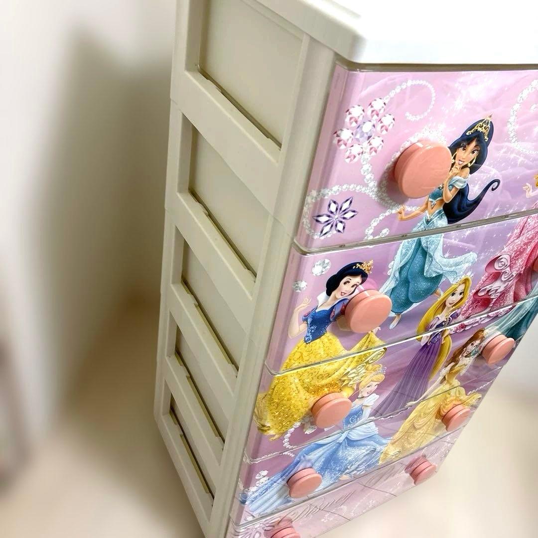 【発送前値下げ中】ディズニープリンセスチェスト　5段　アイリスオーヤマ