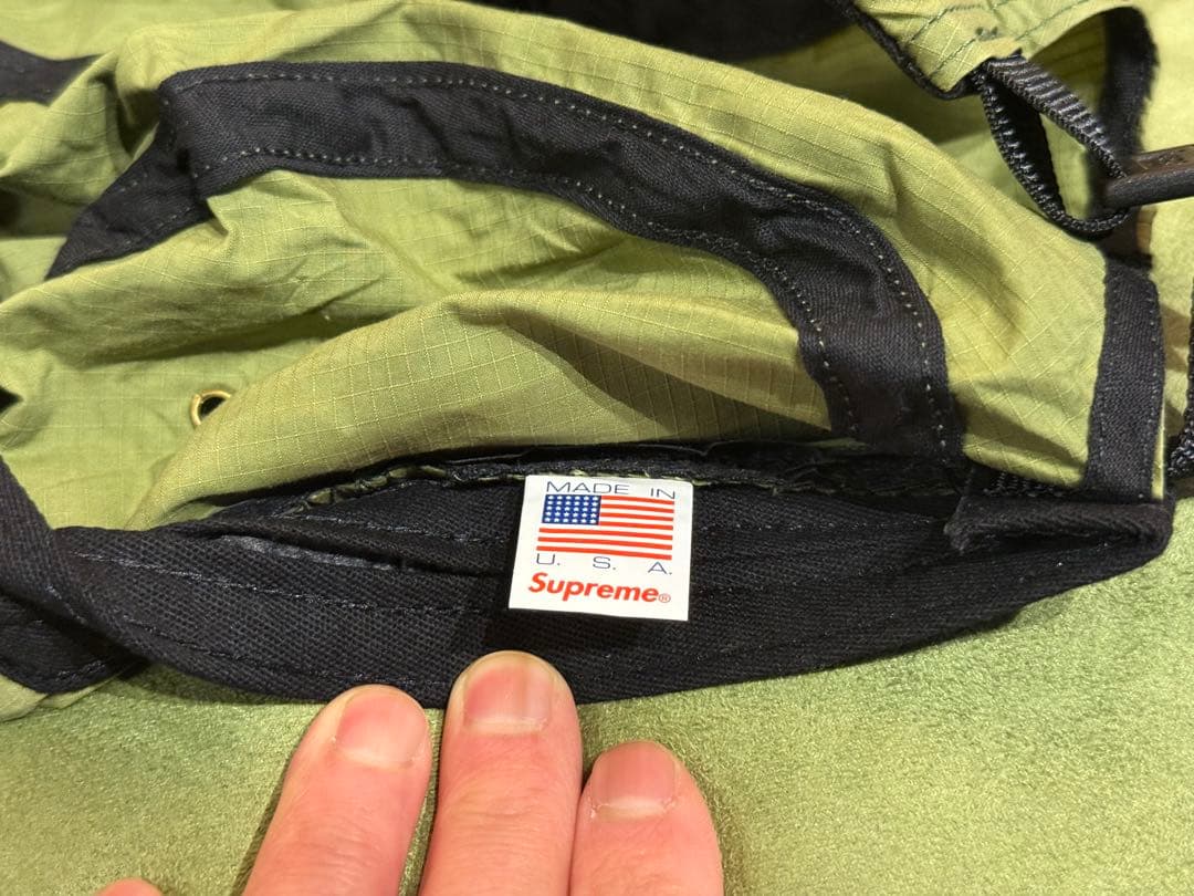 帽子 Supreme Dry Wax Cotton Camp Cap Olive