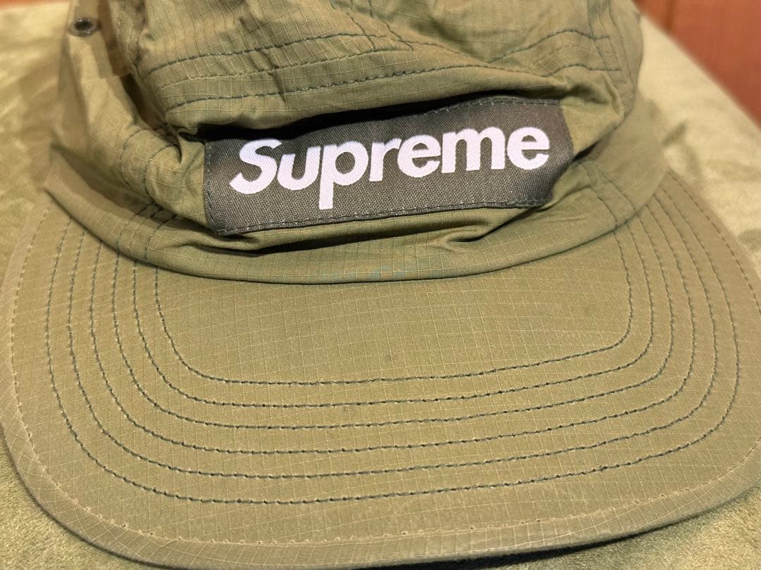 帽子 Supreme Dry Wax Cotton Camp Cap Olive