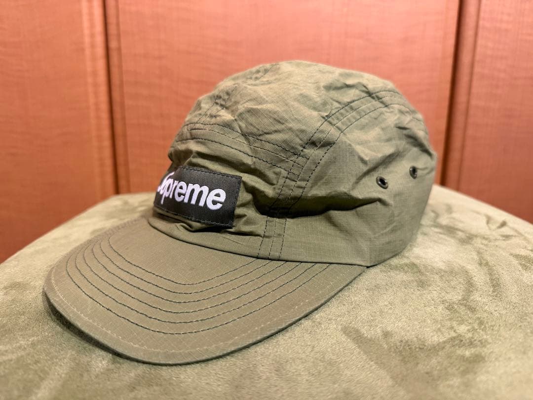 帽子 Supreme Dry Wax Cotton Camp Cap Olive