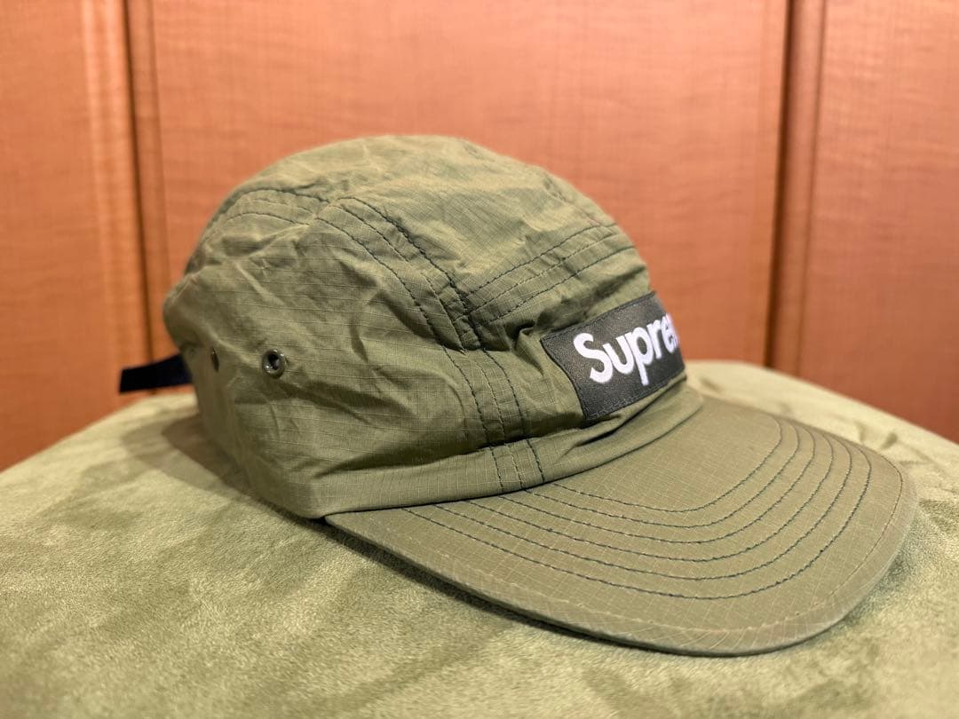 帽子 Supreme Dry Wax Cotton Camp Cap Olive