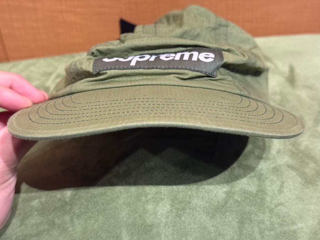 帽子 Supreme Dry Wax Cotton Camp Cap Olive