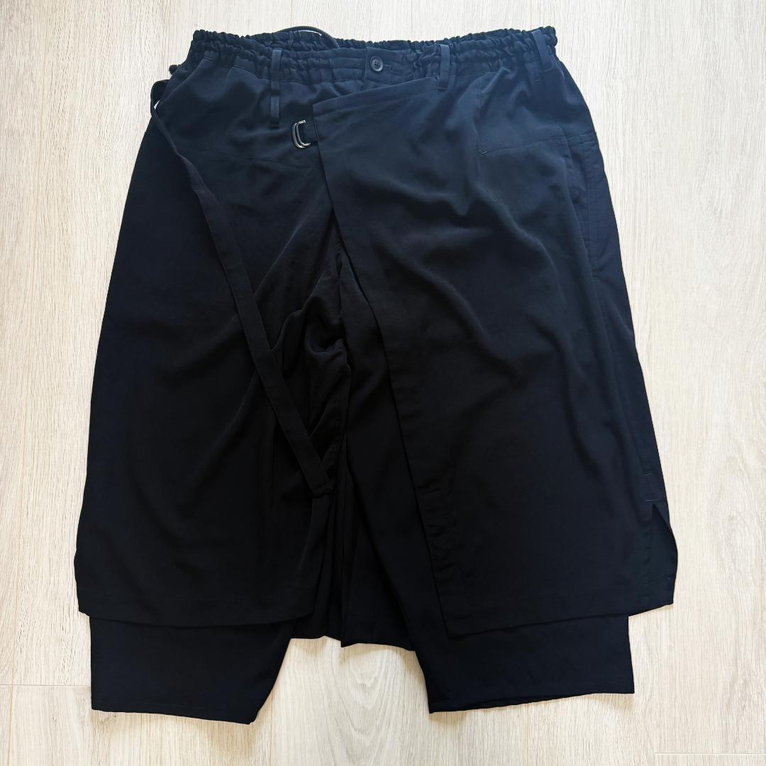 【大特価】極美品YohjiYamamoto 定番ラップパンツ TAタキシード