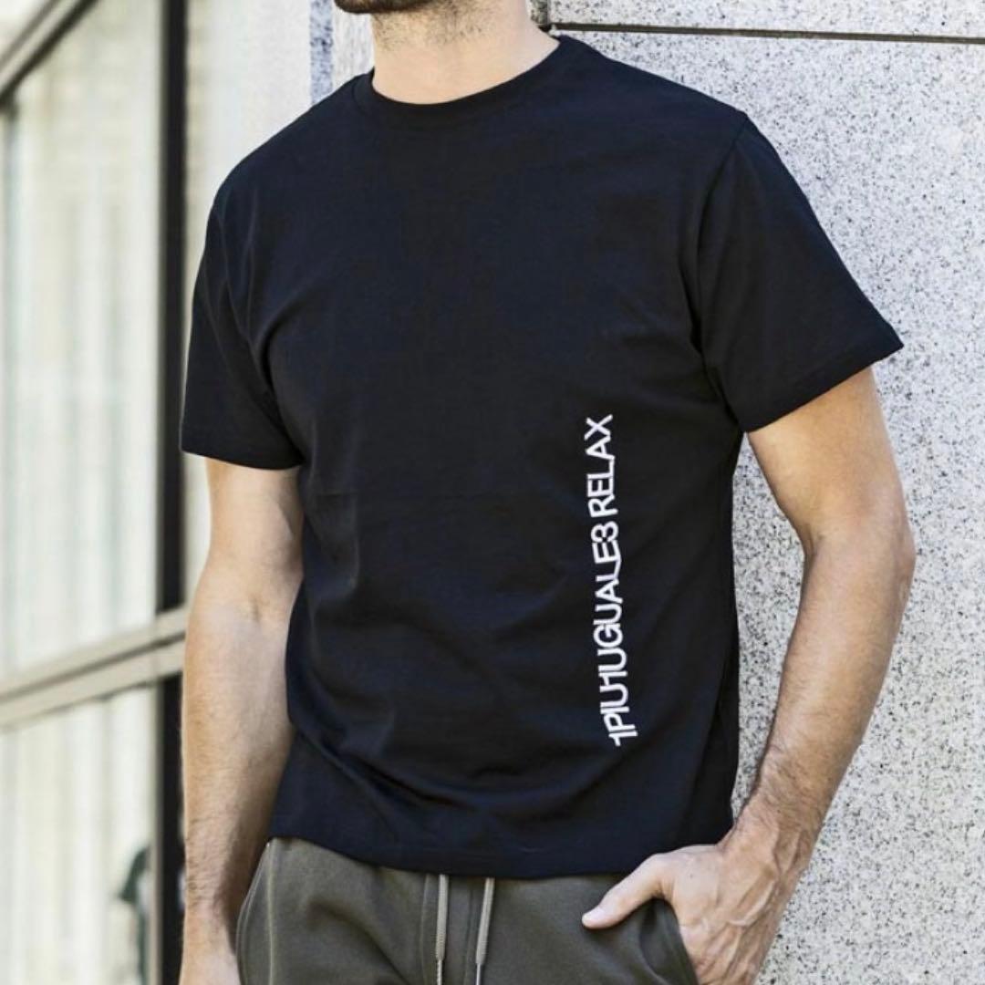 【新品】1PIU1UGUALE3 RELAX／立体刺繍ロゴ Tシャツ XL