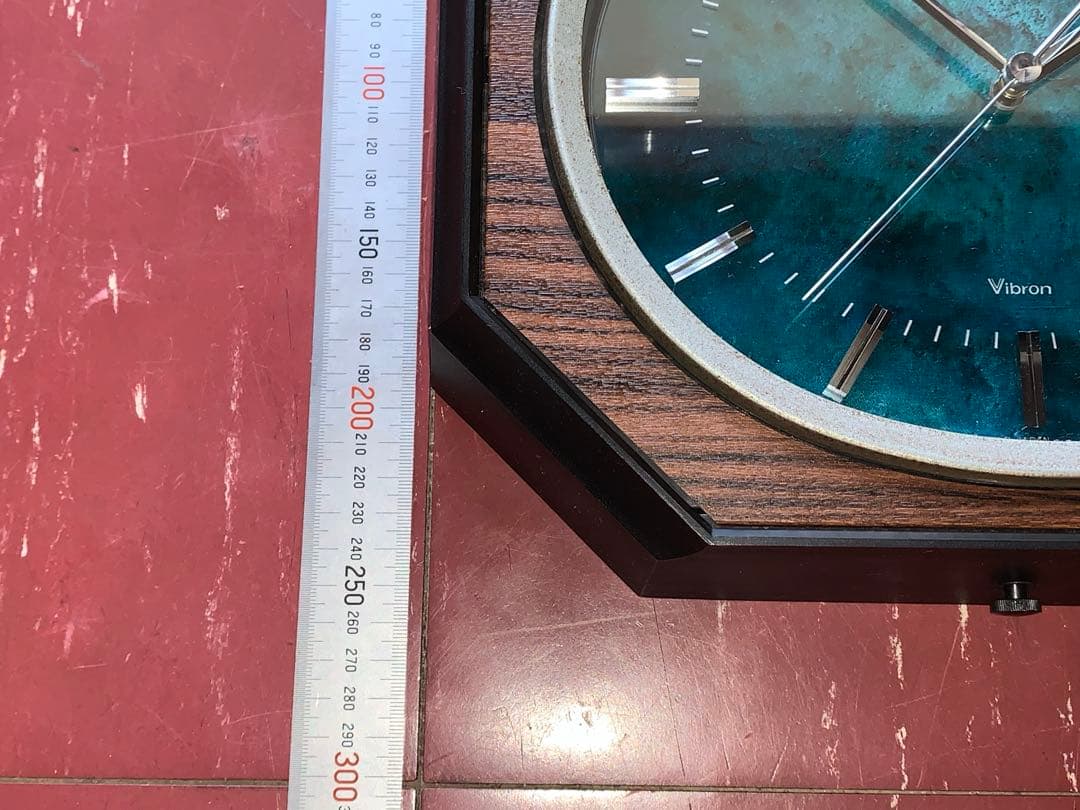昭和レトロ　動作品　セイコー　SEIKO vibron 掛時計　スペースエイジ