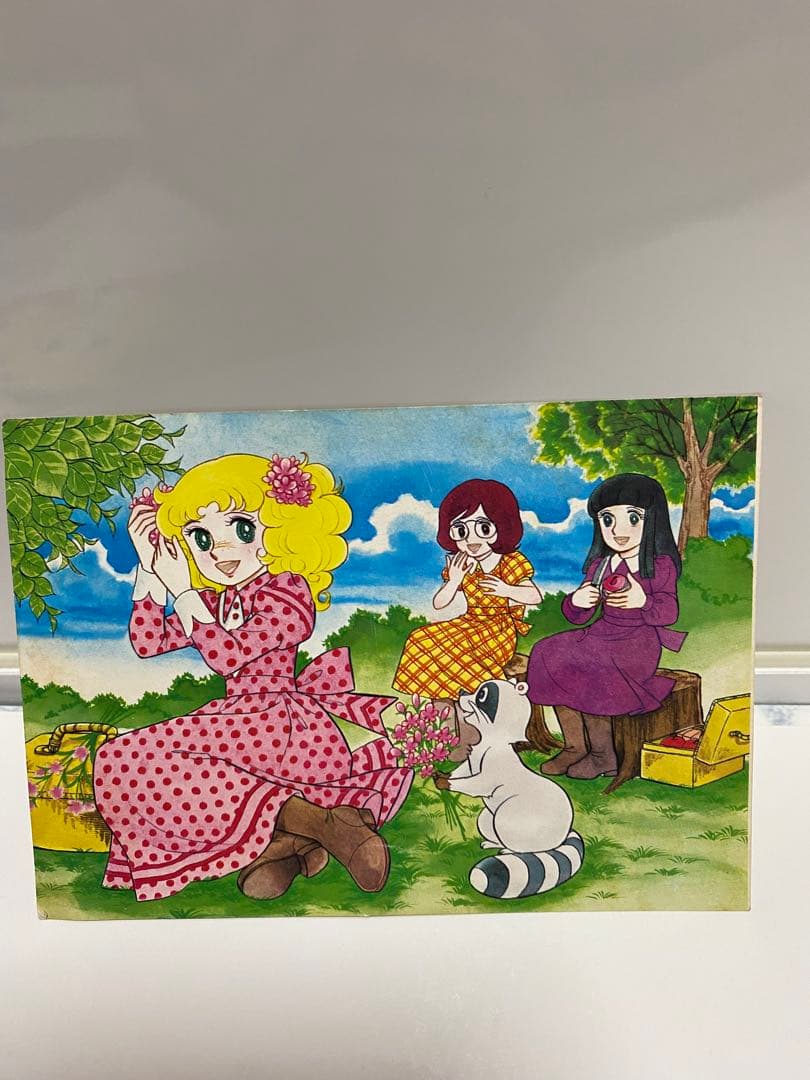 なかよし付録デラックスギャラリーイラスト１０枚とキャンディキャンディポストカード