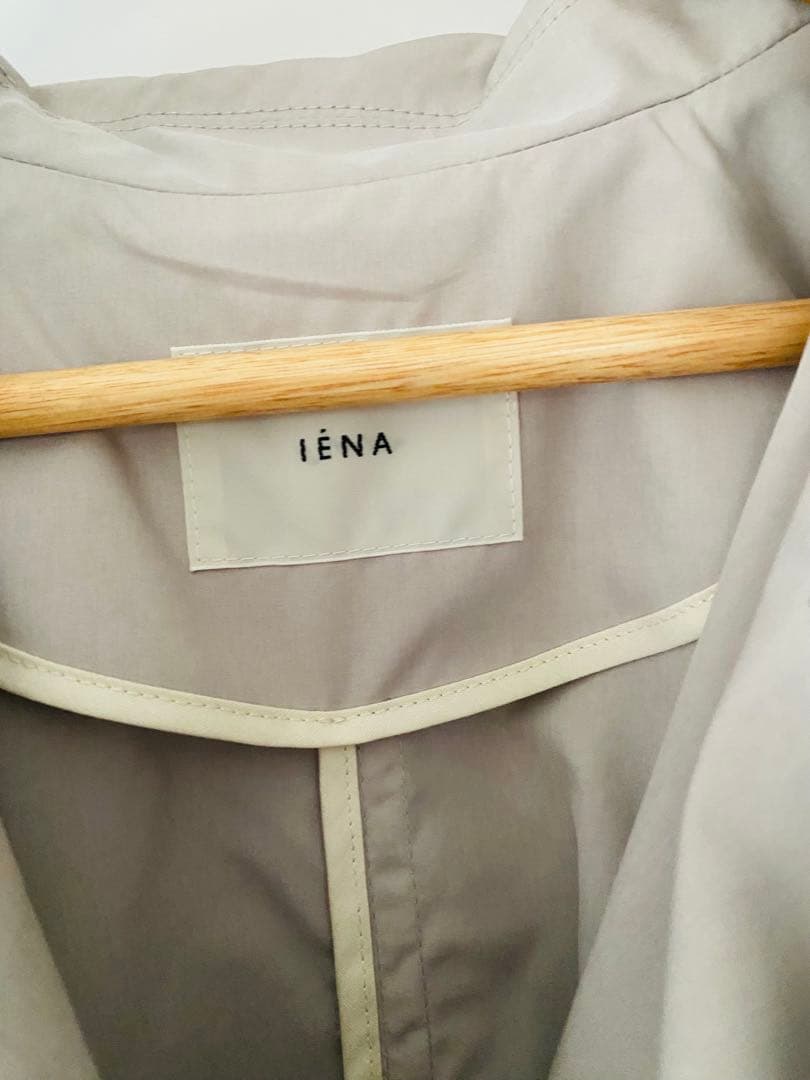新品未使用 IENA ポプリンオーバートレンチコート ベージュ 36