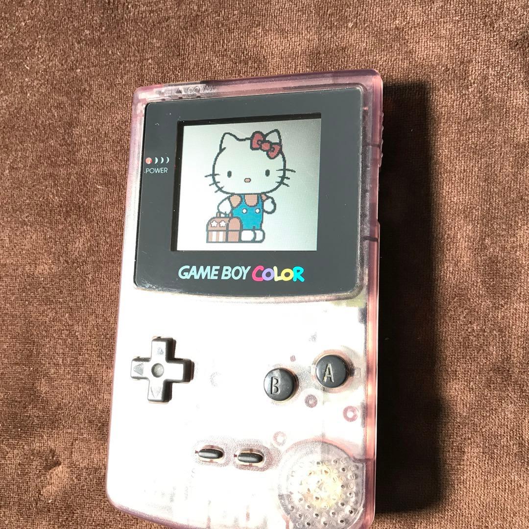 任天堂ゲームボーイカラー人気のクリアーパープル良品❤️動作確認済み
