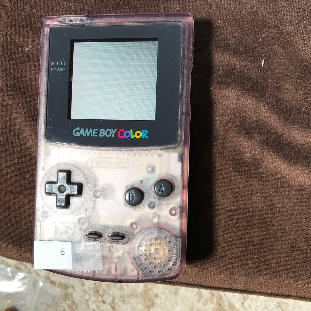任天堂ゲームボーイカラー人気のクリアーパープル良品❤️動作確認済み