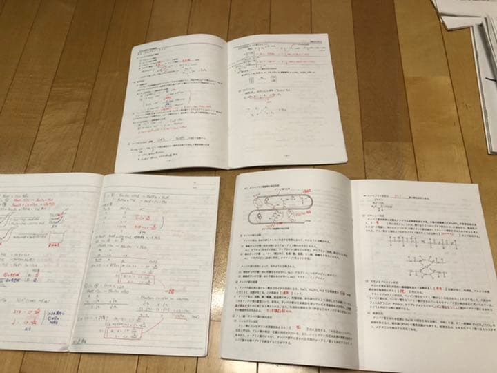 鉄緑会高3化学テキスト＋プリント＋板書