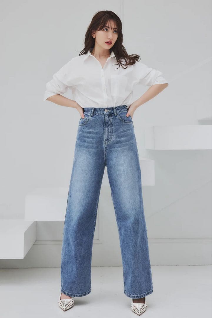 パンツ Milano Wide-Straight Jeans