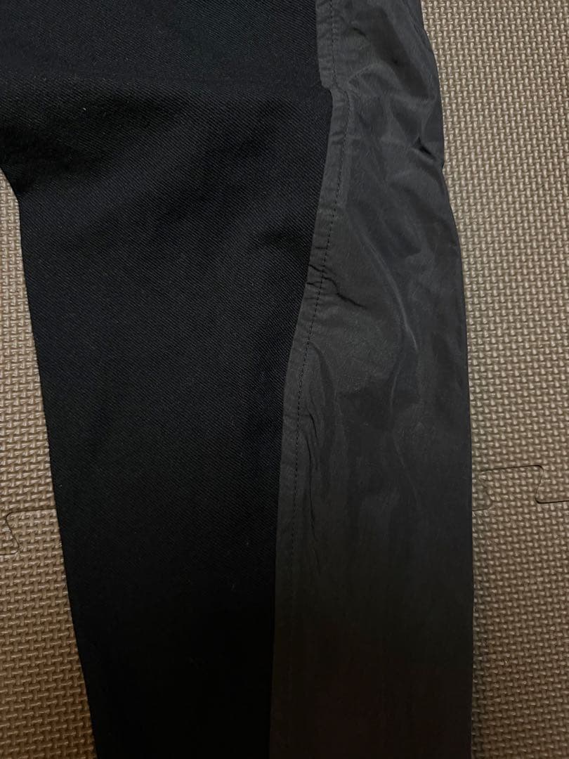 ISSEY MIYAKE MEN 立体　切り替え　パンツ　ブラック　ウール