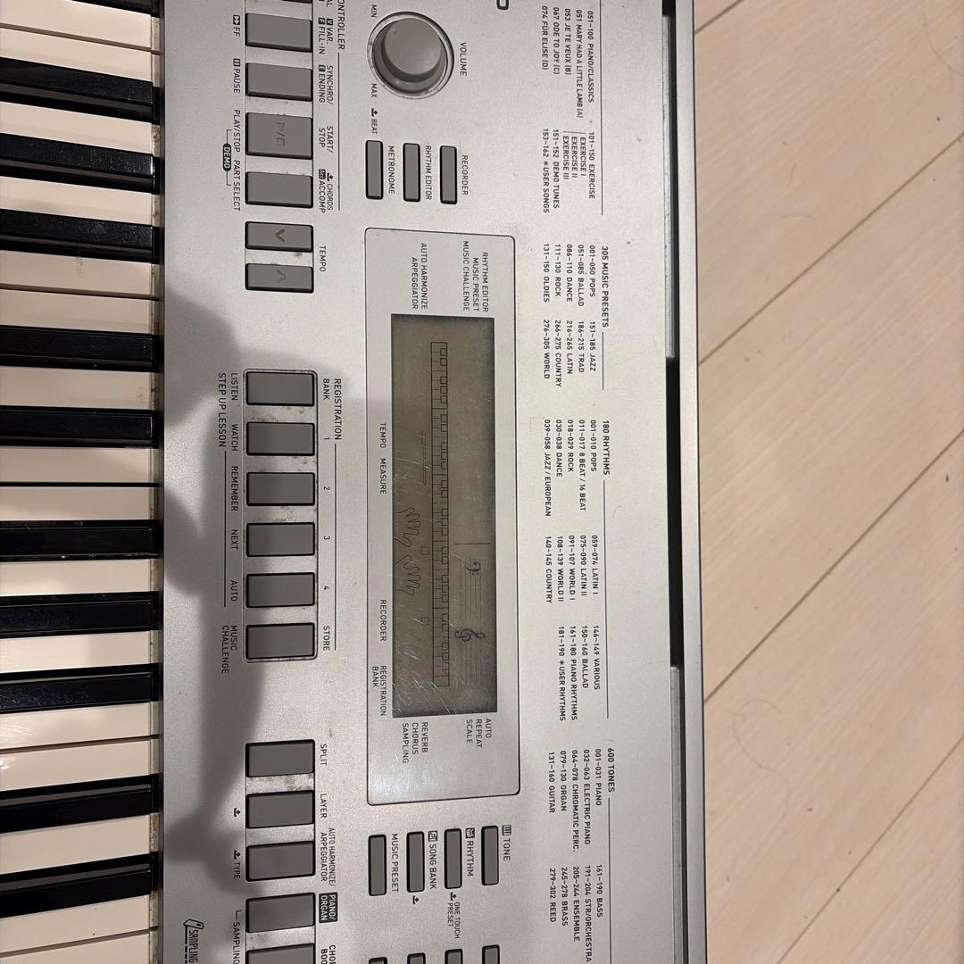 CASIO WK-225 電子ピアノ キーボード ※付属品付き