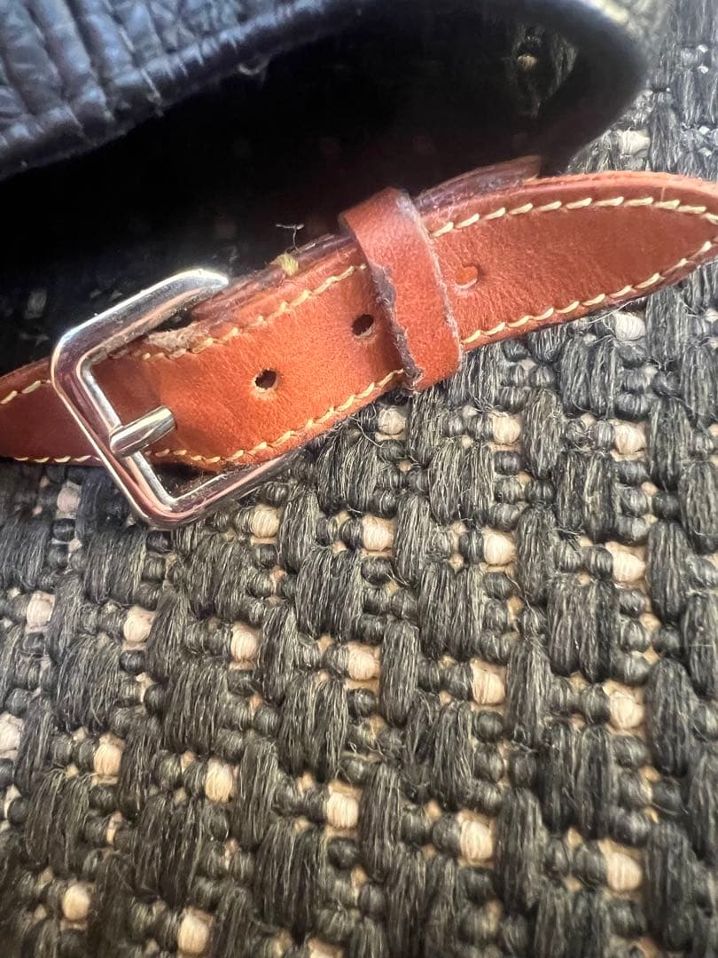 Louis Vuitton ブラック レザーキャップ 58