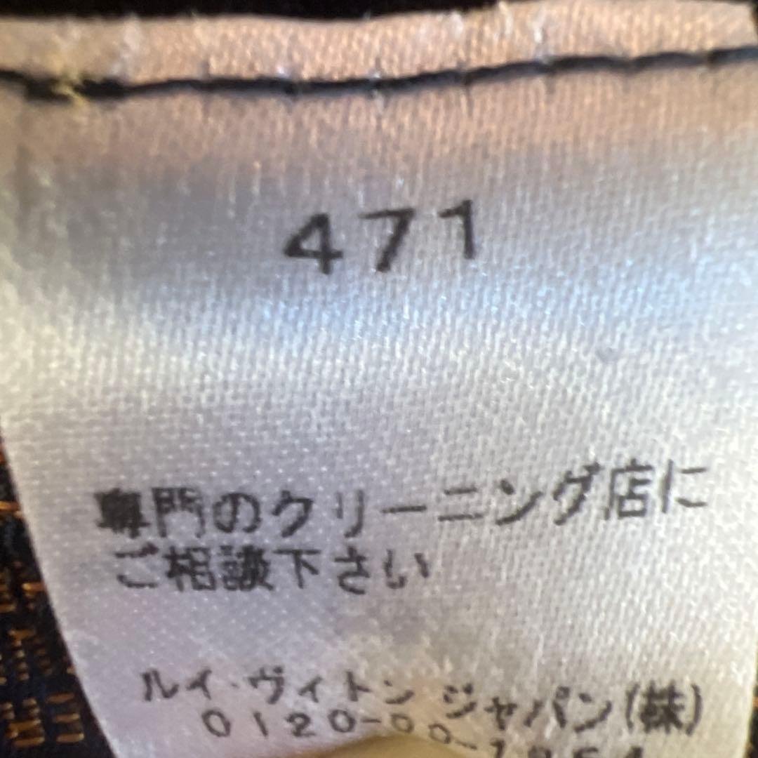 Louis Vuitton ブラック レザーキャップ 58