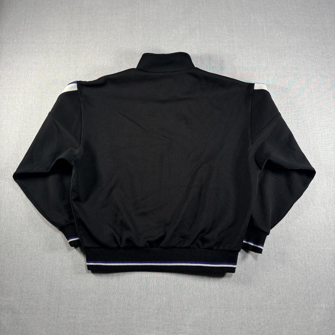90s adidas アディダス トラックジャケット 黒 デサント製 L