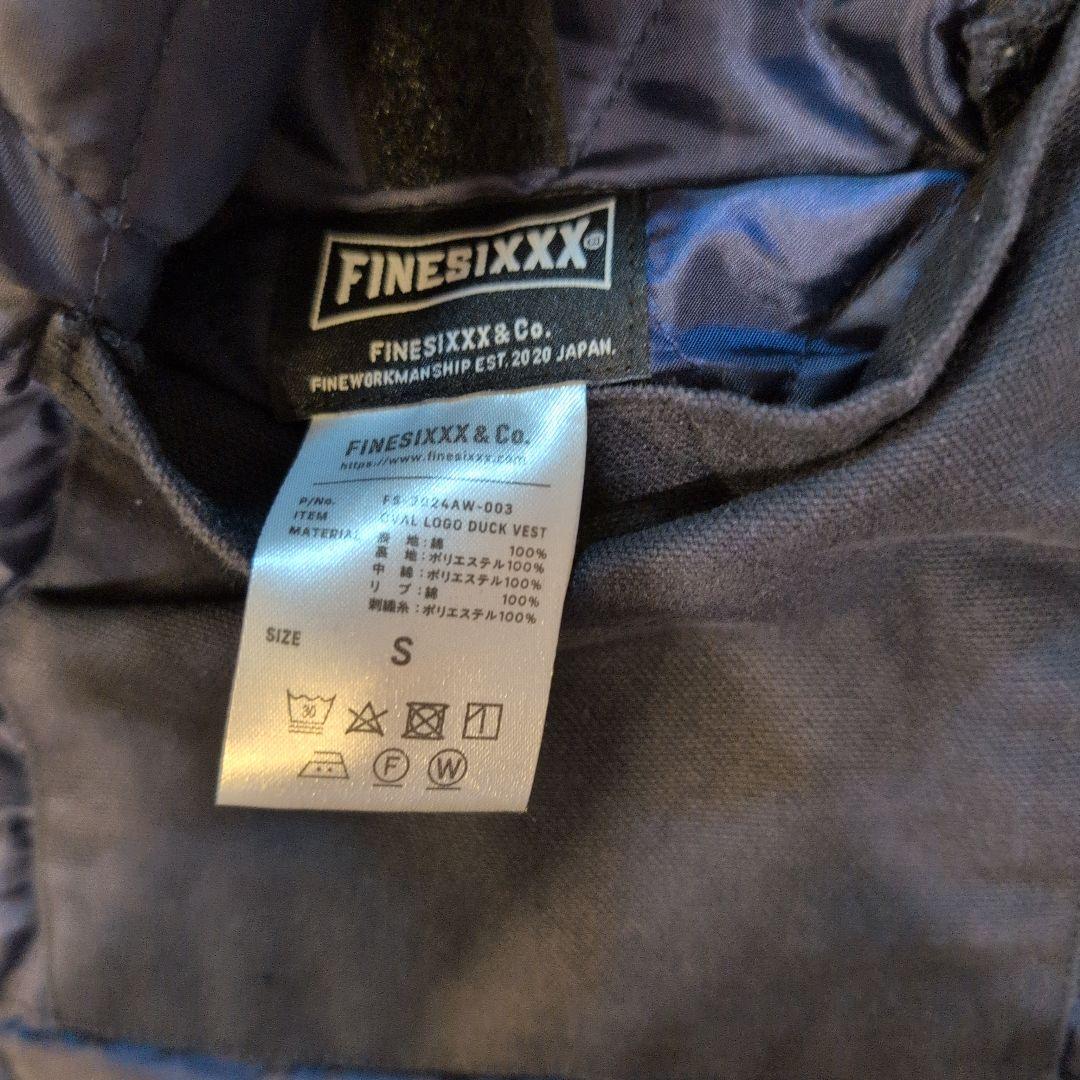 トップス FINESIXXX OVAL LOGO DUCK VEST