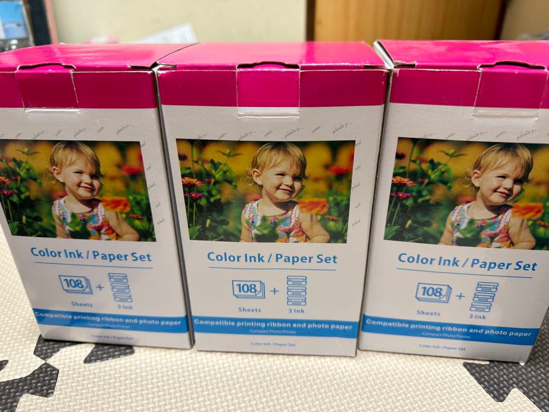 Color Ink / Paper Set 108シート 3パック