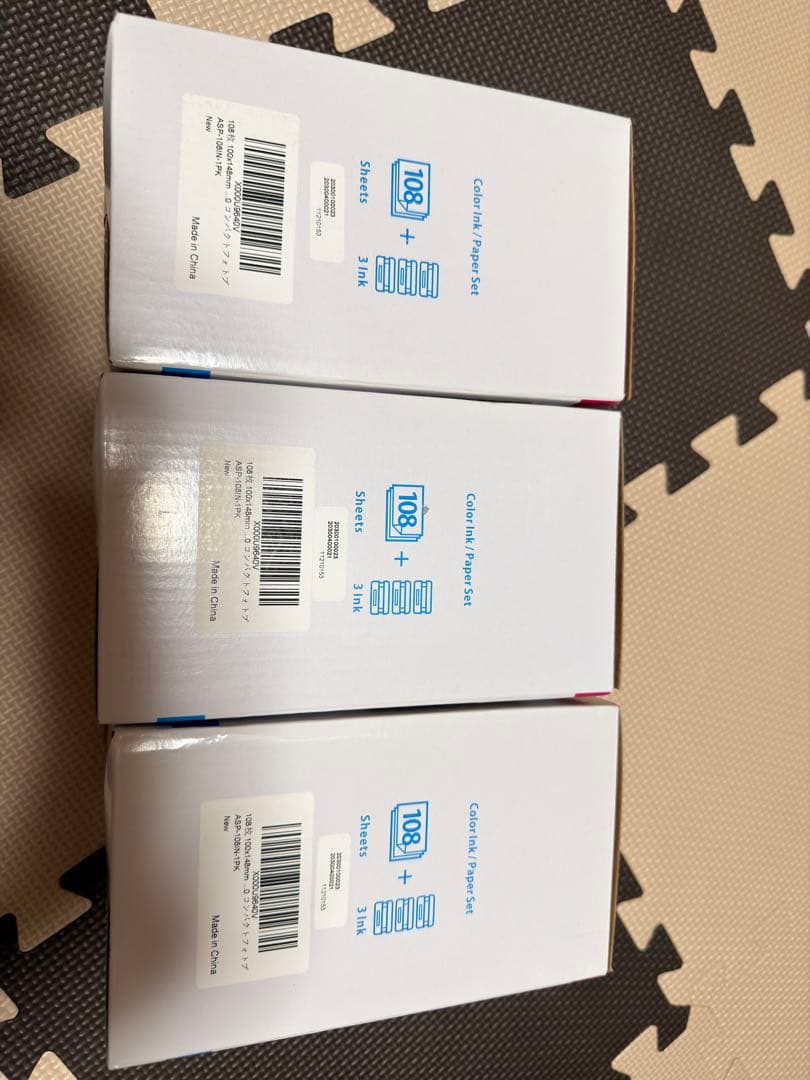 Color Ink / Paper Set 108シート 3パック