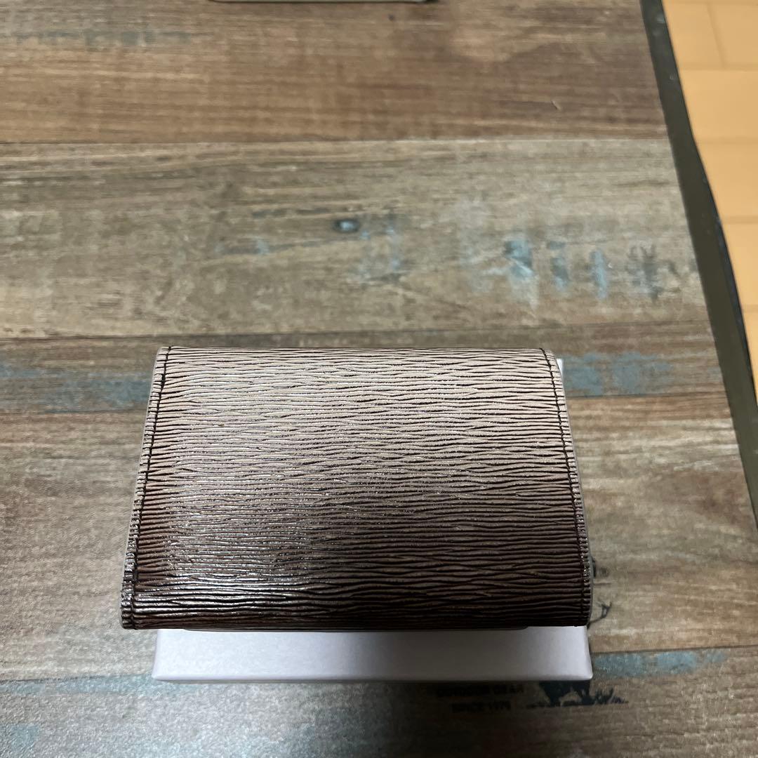 Vivienne Westwoodグラデーション三つ折り財布 ブラウンレディース