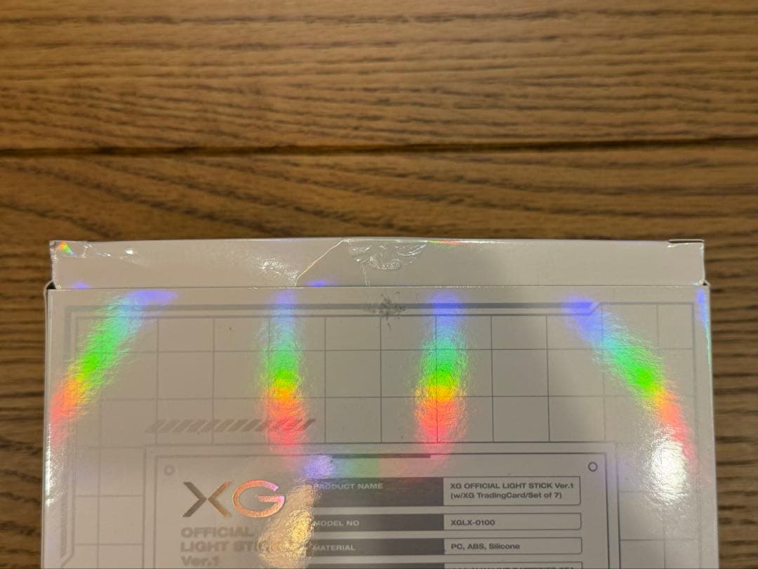 【美品】XG OFFICIAL LIGHT STICK Ver.1 トレカ付